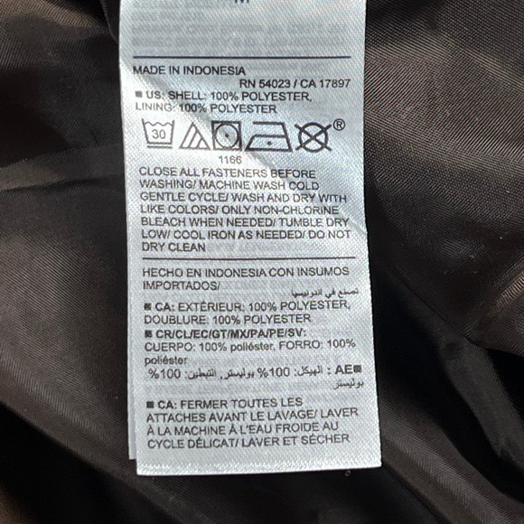 Old Navy Houndstooth Blazer Jacket Brown Black Double Breasted Size M - Picture 6 of 9